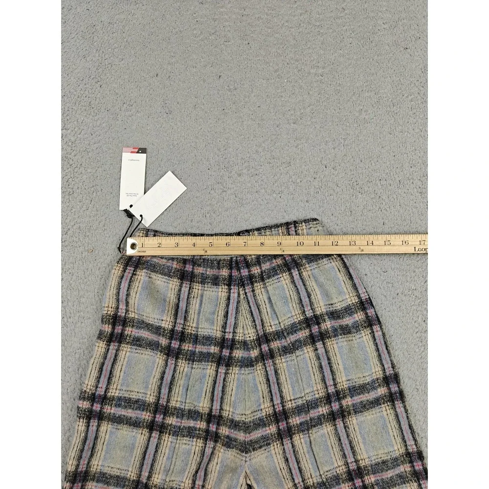 Honor The Gift Pants Mens XS Blue Plaid Flannel Elastic Waist Trouser WHTG210313